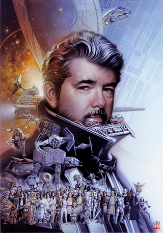 Illustration for article titled George Lucas is Darth Vader and more, in Celebration Europe's Art Show